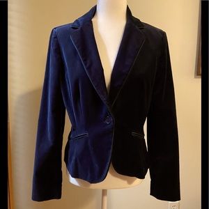 Tommy Hilfiger Blue Velveteen Blazer, Medium, EUC